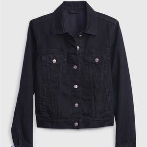 NWOT GAP Black Denim Jacket